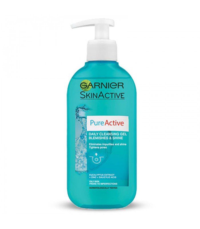 896841897 ژل شستشوی صورت گارنیر Pure Active ضد جوش و کنترل چربی - تصویر 1