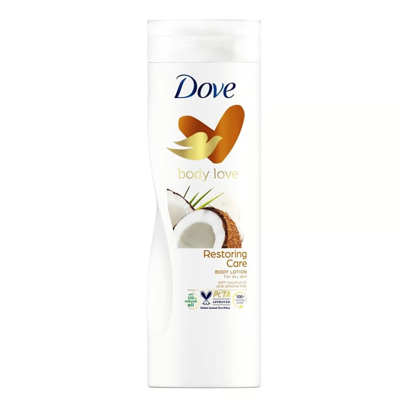 320311165459687486514052140214851485148565856 لوسیون بدن داو Body Love Restoring Care | ترمیمکننده و مغذی 400 میل - تصویر 1